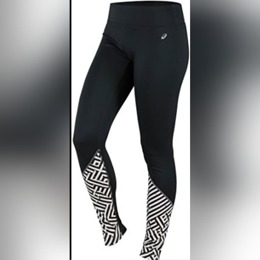 Asics. 'Lite-Show' Running Tights. Size Small.